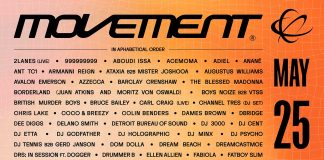 Movement 2024 lineup poster